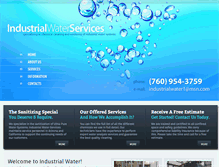 Tablet Screenshot of industrialwater1.com